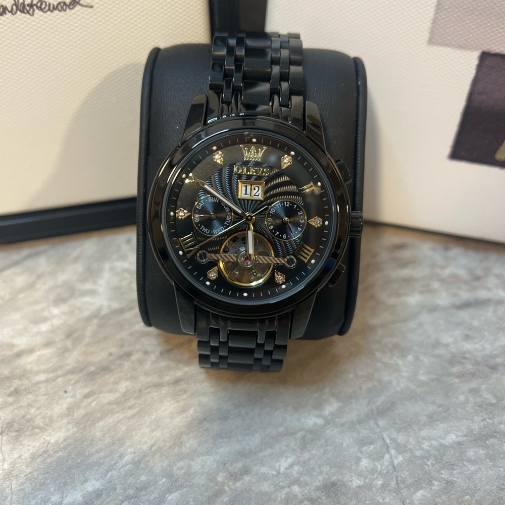 OLEVS GG910 Automatic Skeleton Watch - image 2